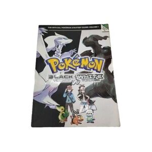 Pokemon Black & White Version Official Strategy  Guide Volume 1 Book "No Poster"